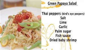 Kohls and Alliance for a Healthier Generation Healthy at Home Thai Papaya Salad